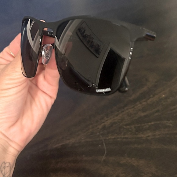 RayBan 3686 Chromance Polarized - Matte Black with Dark Grey Lenses - Picture 6 of 13